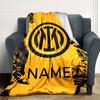 Custom Name Bayern Munich Crest Blanket for Couch & Bed, Plush Cozy Fuzzy Blanket Super Soft & Warm Blankets for Fall and Winter. 0908224