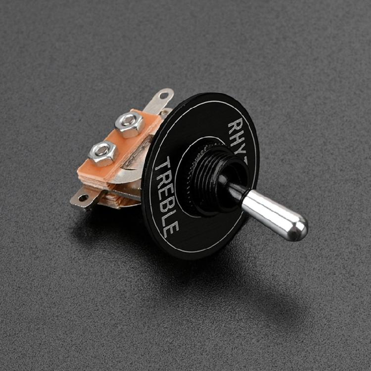 Electric Guitar Part Guitar 3 Way Toggle Switch Durable-Position Short Black-Top