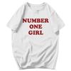 Men T Shirt ROSE Number One Girl 2025 Idea Y2K Graphic Short Sleeve Unisex Tops T Shirts
