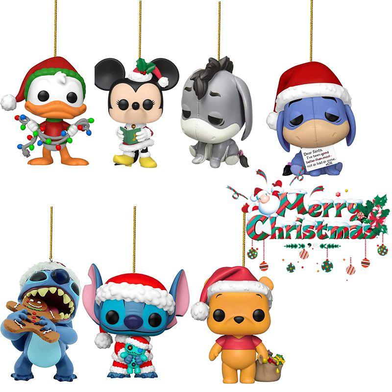Exquisite Acrylic Toy Mickey Pendant For Christmas Tree Decoration