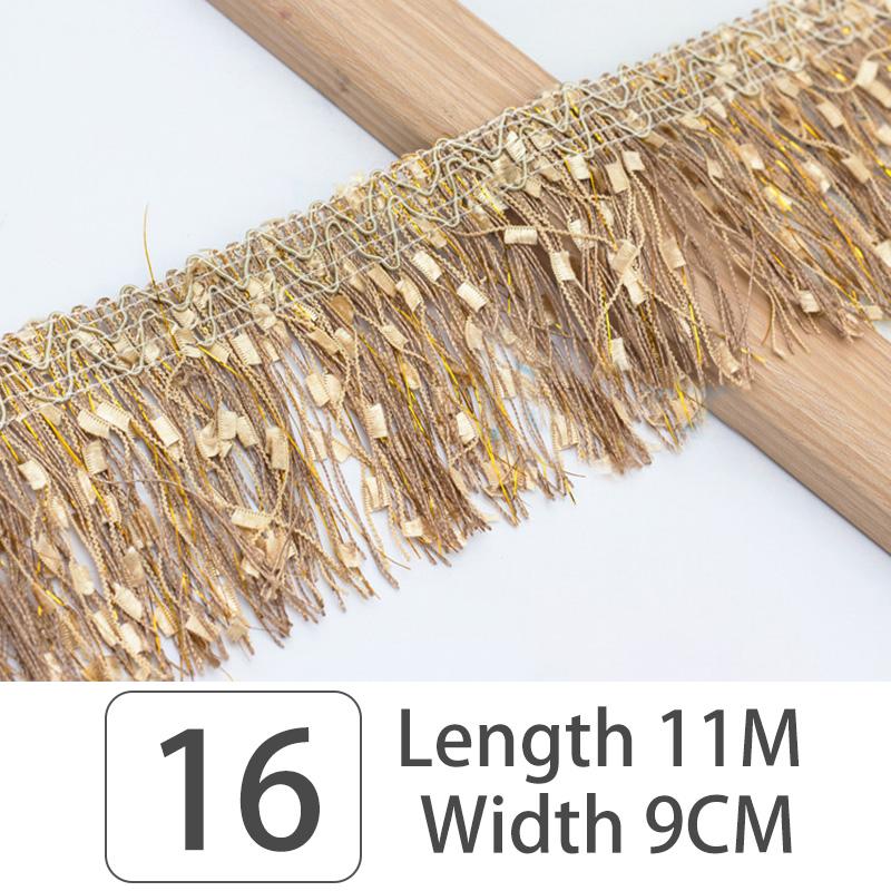 

11M занавеска кисточка бахрома отделка 9 см ширина занавеска диван лампа украшение кружевная отделка для шитья DIY аксессуары кисточка обивка