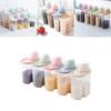 Eco-friendly 4x Cereal Containers Dispenser With Moisture-proof Pour Lid 2.5l