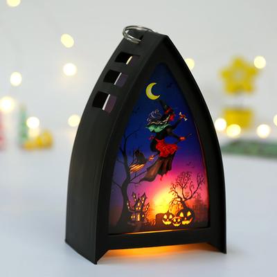 Bruja Halloween LED Linterna LED Luces de hadas Lámpara con pilas Iluminación colgante de Halloween para