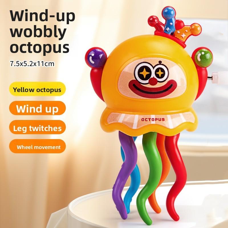 Fun Linked Chain Clown Octopus Handheld Toy Sensory Play Interaction Parent