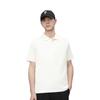 Li Ning Solid Color Polo Shirt Men Tops Cream APLU087-9