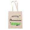 Tote Bag - PLANETEE - Best Pharmacist Woman of All Time - Natural Cotton - Large Capacity - Printed In France