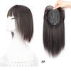 Hair Patch Wig: Synthetic Topper for White Hair Coverage