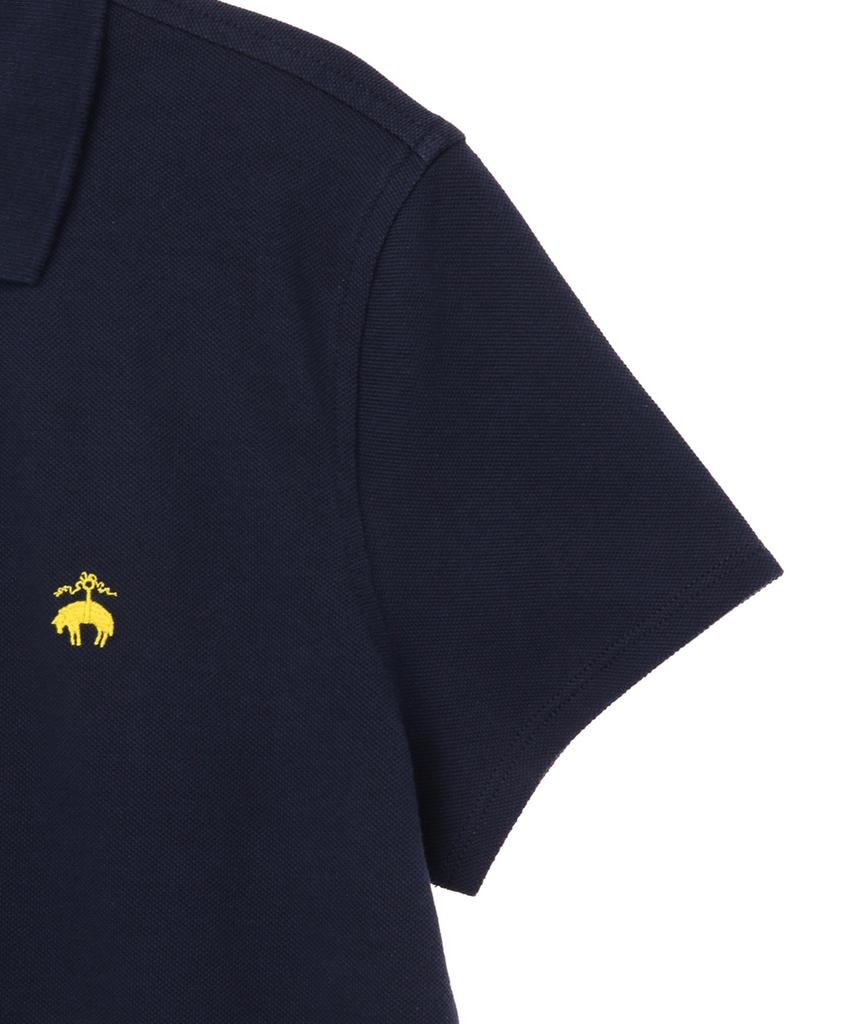 Brooks Brothers Cotton Pique Polo Dress (Navy) (Bbdzwf9456Qes)