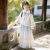 Jupe Hanfu Hiver pour Filles Bambino à Motif Visage de Cheval