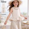 Conjunto de dos piezas de verano para niña: Top sin mangas y pantalones anchos