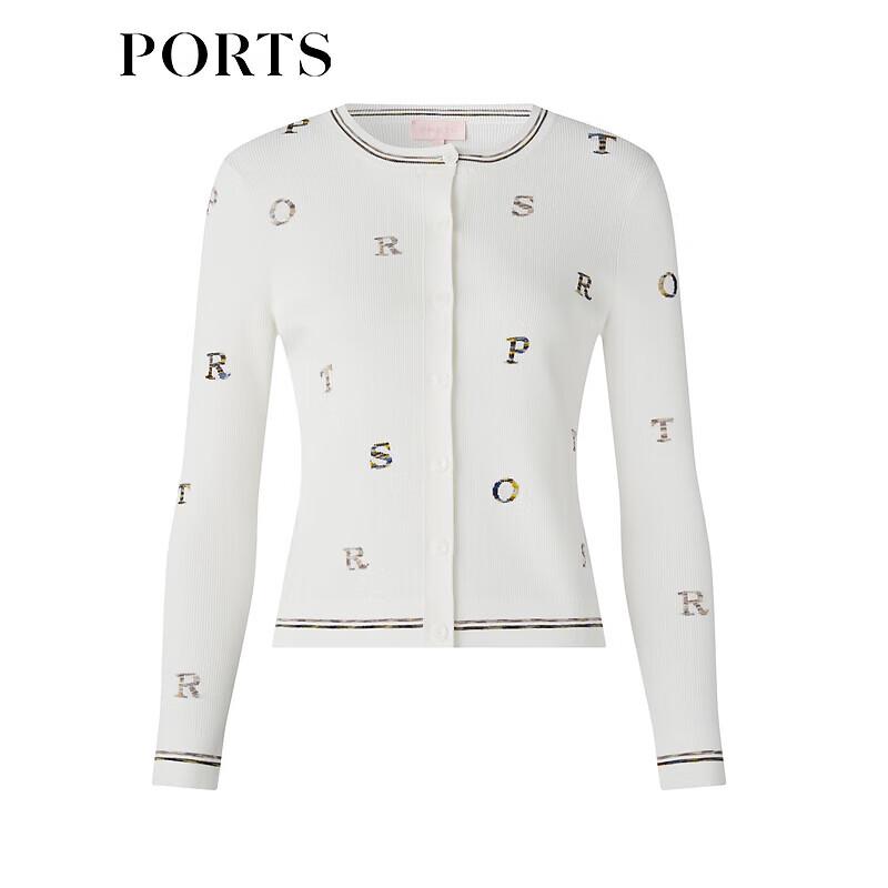 PORTS Women's Jacquard Knit Cardigan