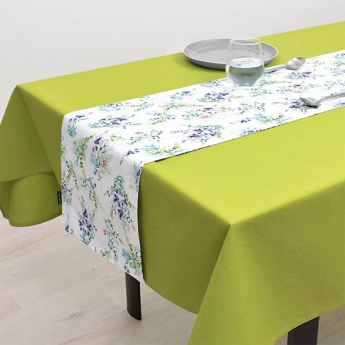STYLE Decor Table Runner/Table Center (30cm x 180cm), 100% Cotton, Reversible, Botanical Garden Design, W2600620
