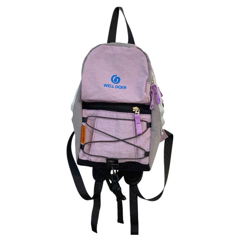 Schoolbag Outdoor Backpack Men's Mountaineering Bag Retro Large Capacity School Bag Women's Lightweight Travel Bag Sports Hiking Small Backpack