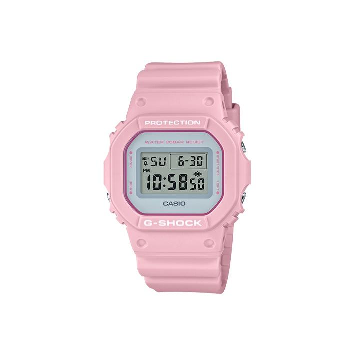 CASIO Women s G-SQUAD Series Gray Watch DW-5600SC-4PR DW-5600SC-4PR Pink Strap