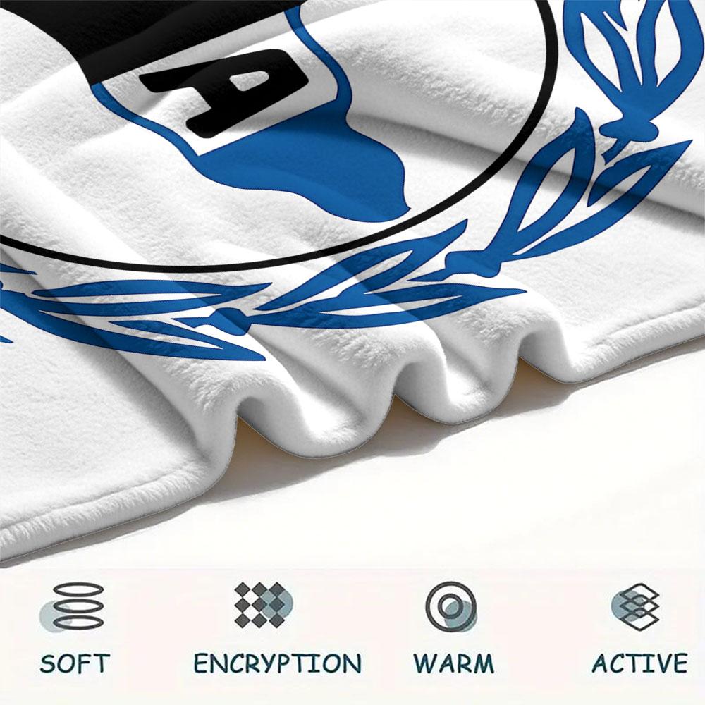 1PC Arminia Bielefeld Patterned Flannel Blanket Suitable For All Seasons for Home Decor Warmth and Comfort Gifts Holiday Present