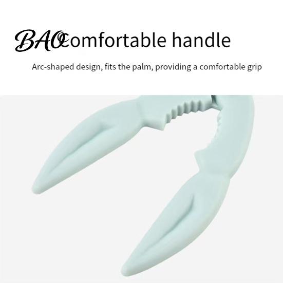 Notenkraker voor Harde Schalen Multifunctionele Kreeftenkrakers, Handheld Krabklauw Klem Gereedschap, Draagbare Ergonomische Walnootschilopener Openaar Notenkraker Makkelijk