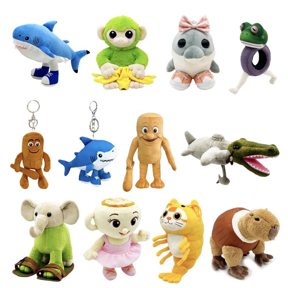 Tralalelo Tralala Plush Italian Brainrot Al Tralalero Tralala Plush Doll Anime Stuffed Soft Pillow Custom Toys Plushies Kawaii