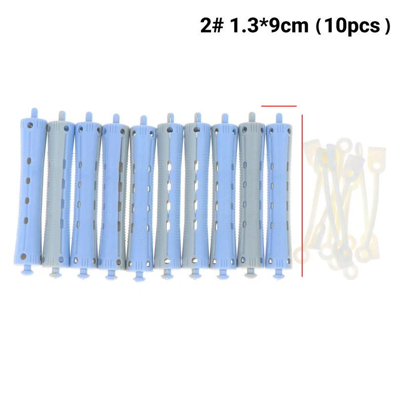 10Pcs No Heat Hair Rollers Heatless Hair Curler Soft Curling Rod Pull Core Lazy Curls Flexi Rods Wave Formers Hair Styling Tool
