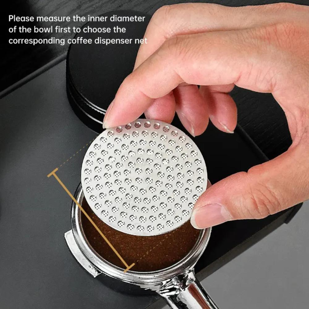 51/53/58mm Double -layer Coffee Filter Screen Fine Mesh Espresso Portafilter Filter Mesh  Cafe