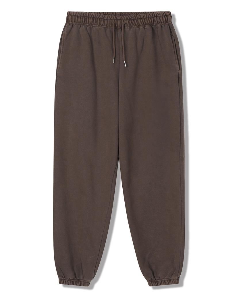 POLYGRAM 600G Pigment Elastic Waist Jogger Pants - 6 Colors (B Type)