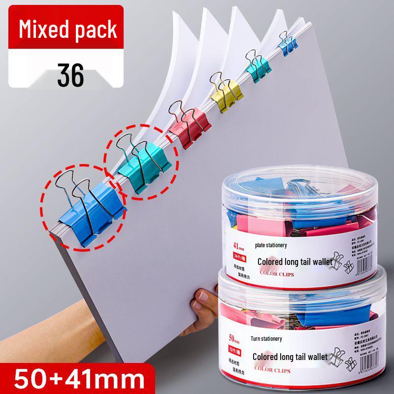 Multifunctional Dovetail File Organizer Clips - Colorful, Large, Medium, Small (15-Pack)
