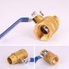 1/2" 3/4" 1" Brass ball valve Internal And External Wire Ball Valve Natural Gas Switch Tap Water Valve