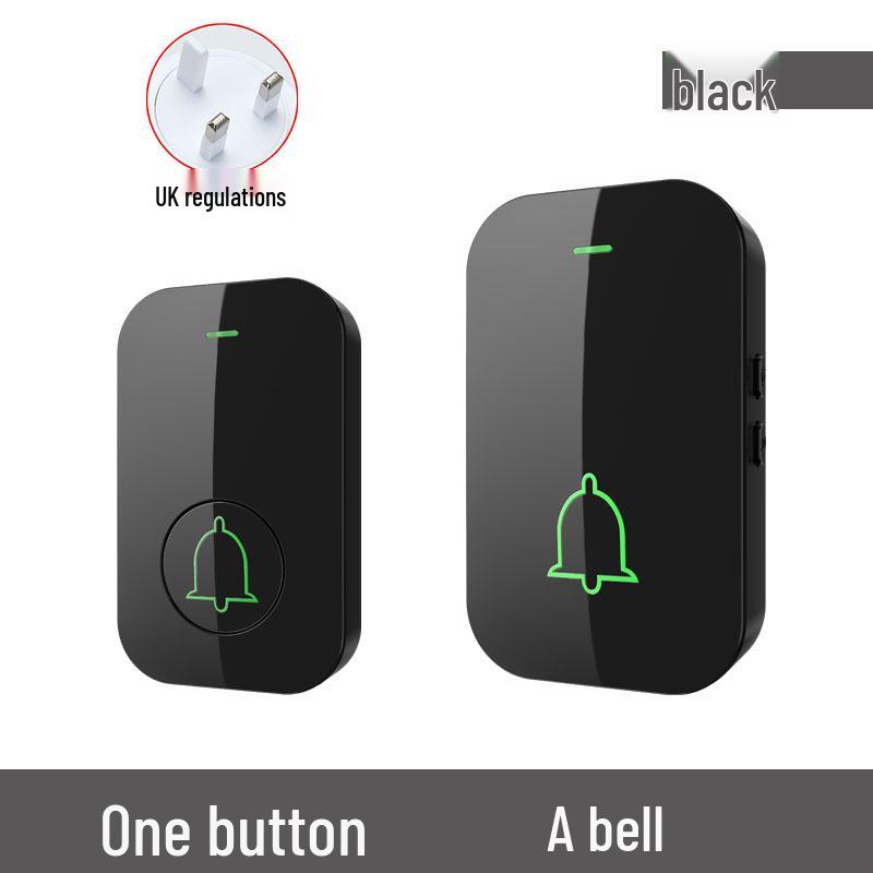 Wireless Home Doorbell with Long Range, Loud Volume, Remote Control, Ding Dong Sound, Elderly Call Button, Easy Installation, One-to-One Connection.