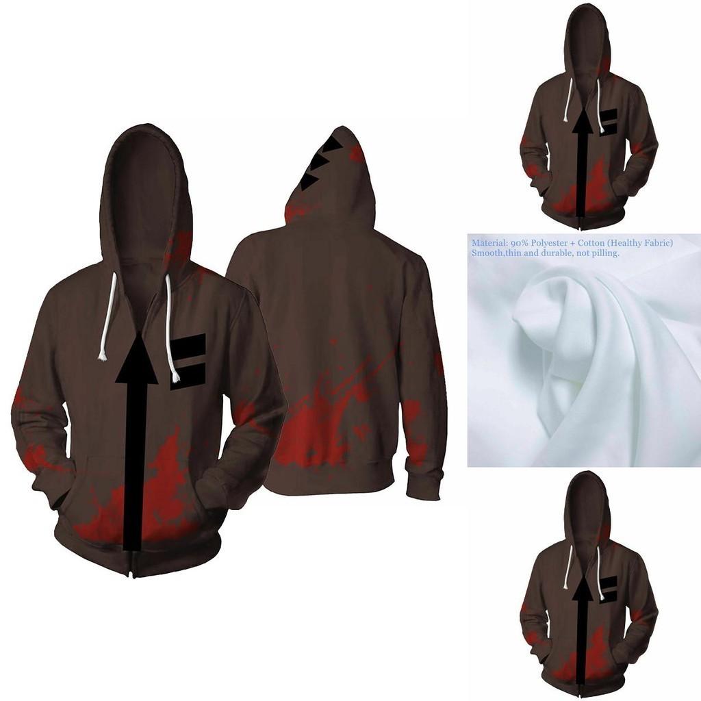 Stylische Anime Angels Of Death Isaac Foster Zack Hoodies Jacke Sweatshirt Cosplay Kostüm Für Ultimativem Komfort Und Wärme