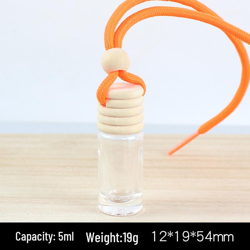 Car Glass Aromatherapy Lanyard for Air Vent - Refillable Perfume Bottle
