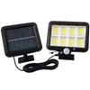 TYPE-C Motion Sensor Waterproof Outdoor Solar Courtyard Light, New Plastic Wall-mounted LED Mini Solar Garden Light