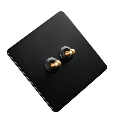 Elegant Wall Switches Panel with Smooth Operation Heat Resistant Control Device for Residential Commercial Space