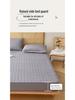 Thickened Brushed Non-Slip Waterproof Quilted Mattress Cover, for Autumn and Winter Warmth and Protection.