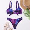 JYL-BK143 Push Up Bikini Set, Backless Alluring Swimwear For Beach