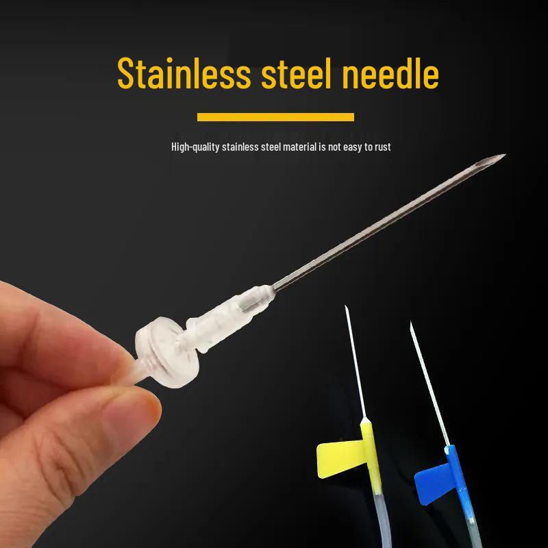 Disposable Veterinary IV Infusion Set with Drip Injection Tubing and Needle