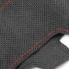For Mercedes Benz C-Class W203 2001 2002 2003 2004 2005 2006 2007 Car Interior Steering Wheel Cover Suede Perforate Leather Trim