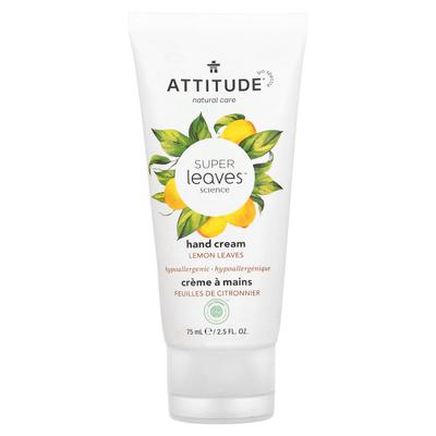 ATTITUDE, Super Liv Science, Handcreme, Zitronenblatt, 2,5 fl oz (75 ml)