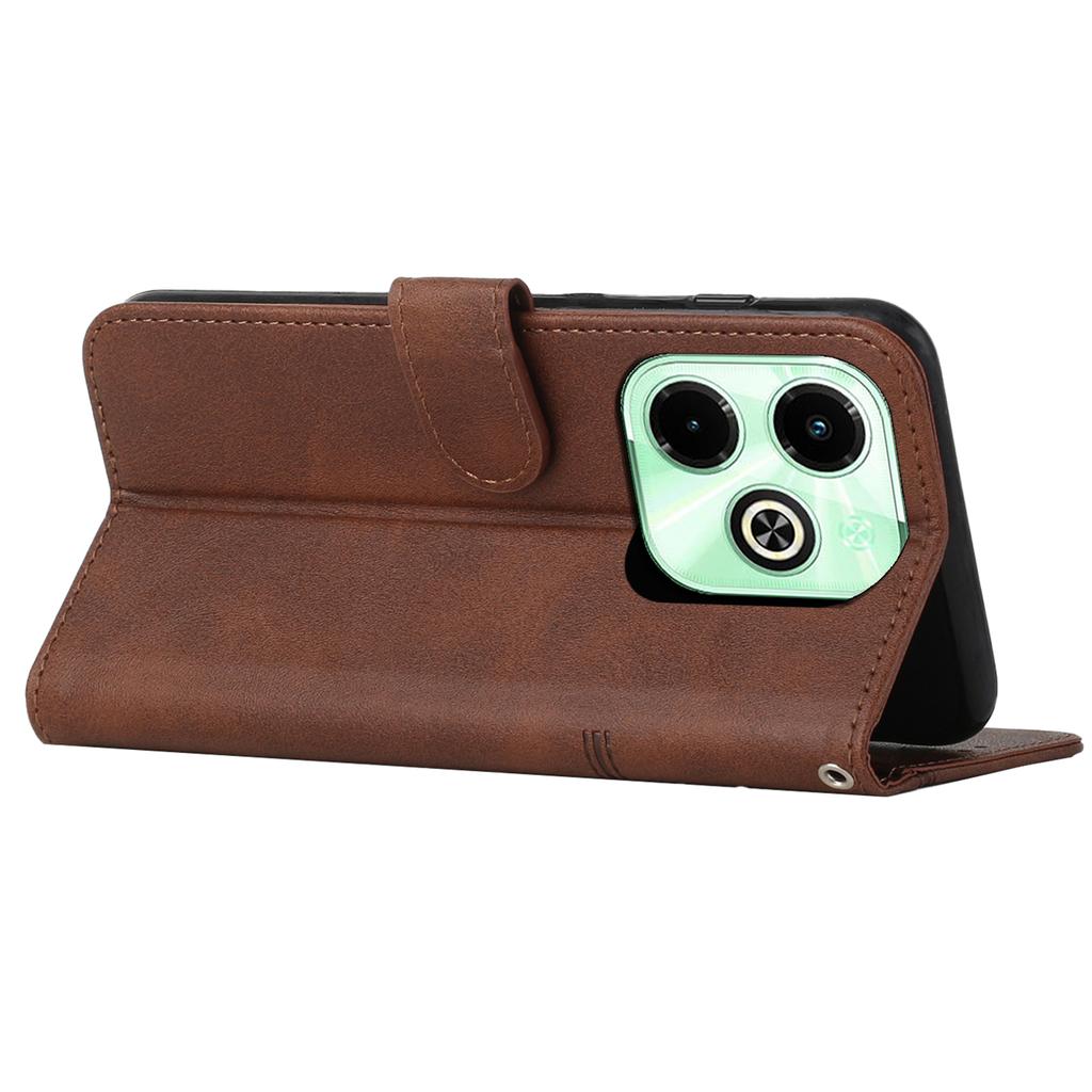 For Infinix Hot 40i Mobile Phone Case Wallet Stand Flip PU Leather Cover