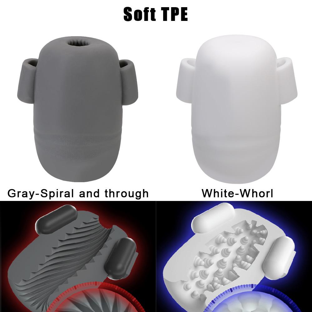 With Bullet Vibrator Penis Sleeve Vibrators Delay Ejaculation Sex Toy For Men Glans Trainer 8 Modes 12 Speeds Massager Male Masturbator Cup