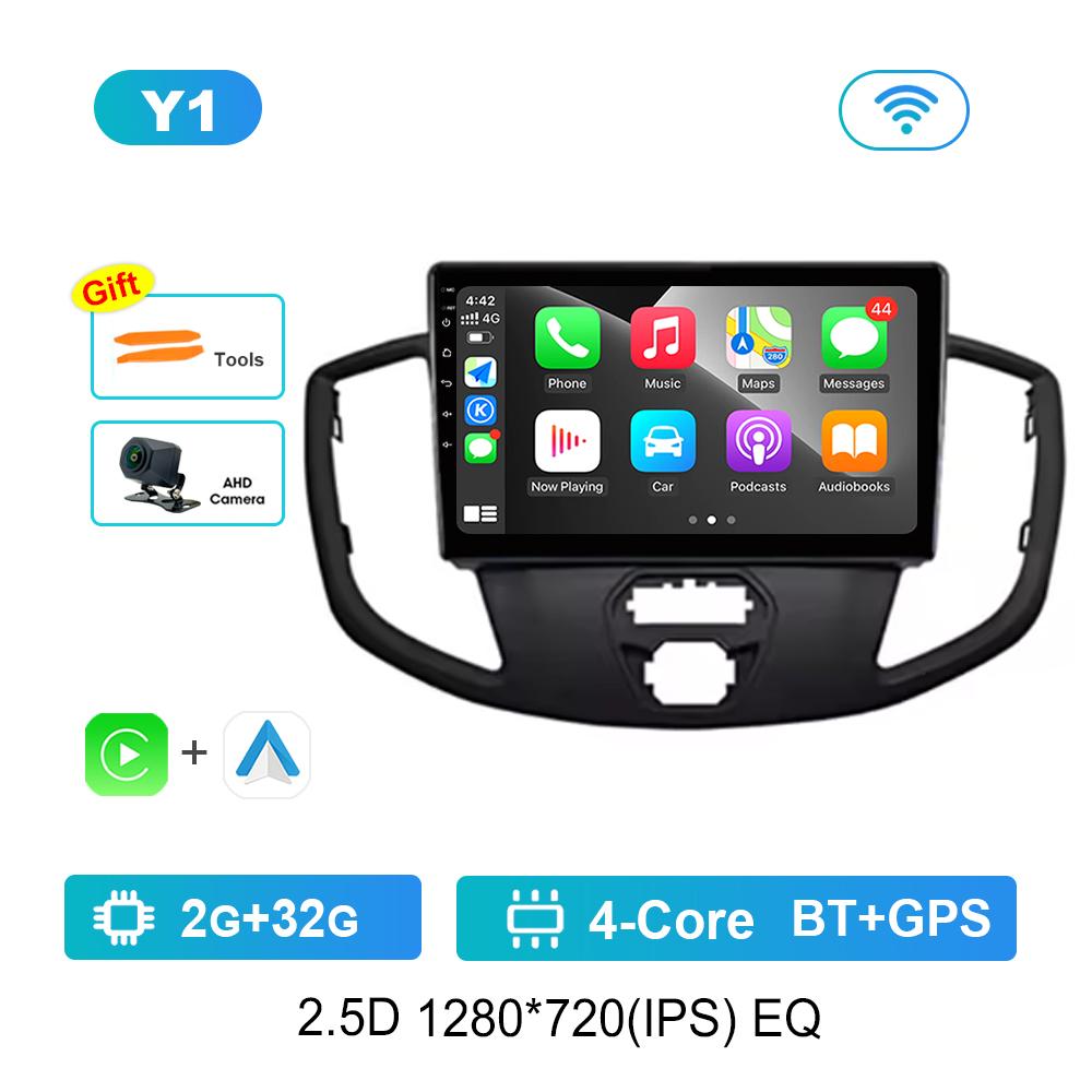 GPS Navigation Android Intelligent System for Ford Transit 2015 Car Radio Multimedia Player WiFi HD Touch Screen 4G Head Unit