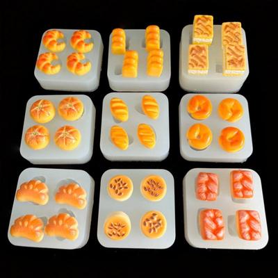 Kleiner Garnelenkuchen Quetschspielzeug Silikonform