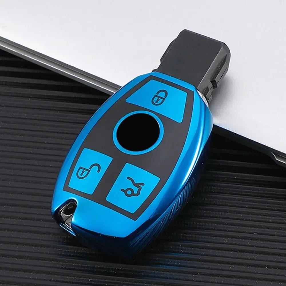 Weiche TPU Auto Fernbedienung Schlüsselhülle Abdeckung Fob Für Mercedes Benz CLA GLC GLA GLK W203 W210 W211 W204 W176 A B C R Klasse AMG Zubehör