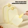 Chop And Serve Cutting Board Anti-Slip Plastic Chopping Board for Meat Veggies Safe Kitchen Essential