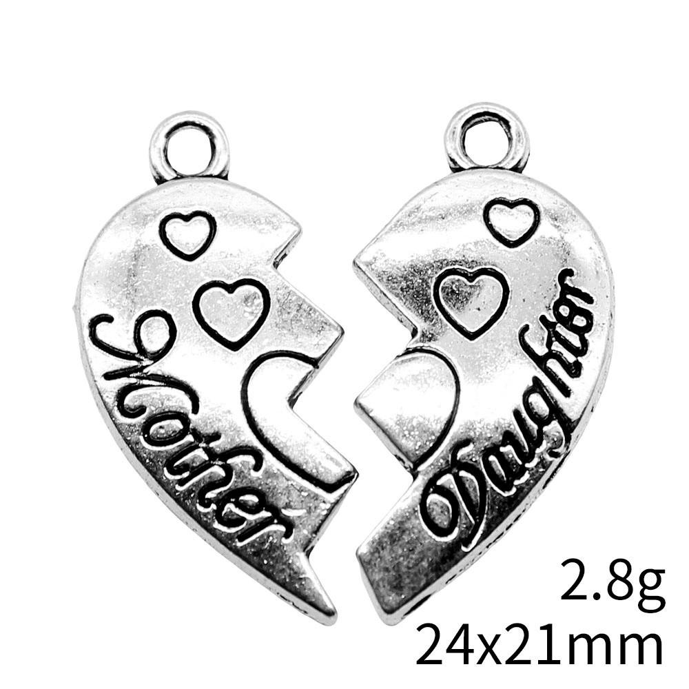 Valentine's Day Charm Phone Love Heart Tags Best Friends Charms Pendant Art Supplies Craft Pendants