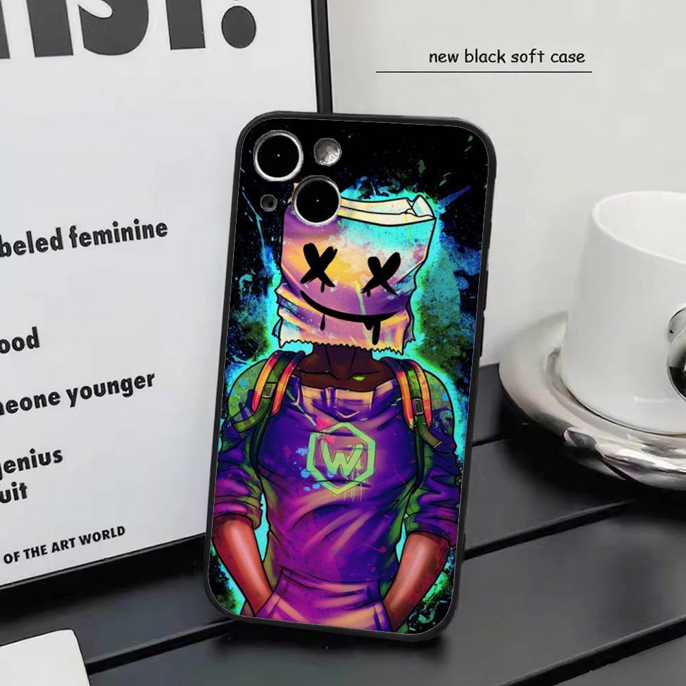 Cool Street Brand Boy for iPhone 15 16 14 Plus 13 12 11 17 Pro Max 17 Air Black Soft Phone Cover