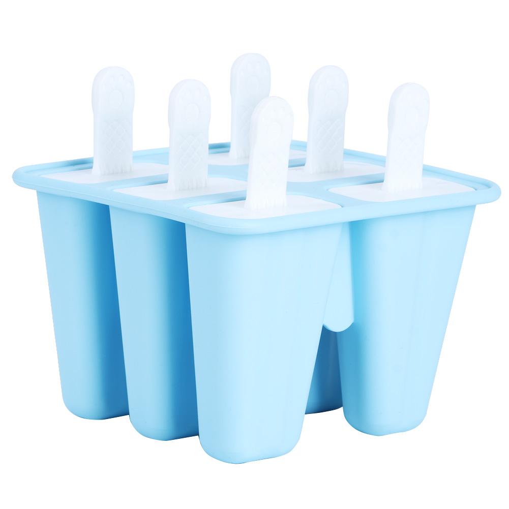 Selbstgemachte DIY Wiederverwendbare Eisformen Wiederverwendbares Eisherstellungswerkzeug Küchenzubehör Blau6 Eis