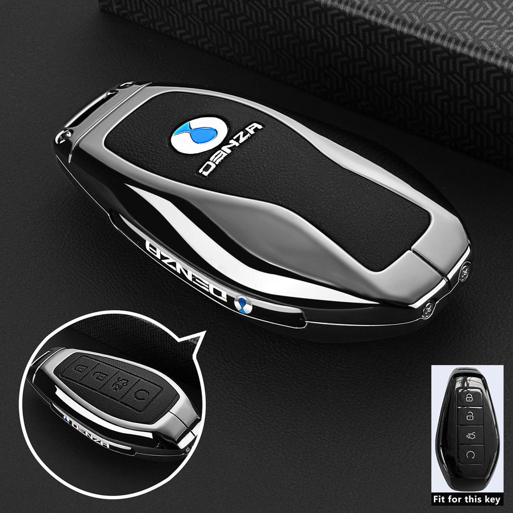 Car Key Case For Denza B5 B8   Keychain Smart Remote Protection Cover Shell Housing Holder Fob Accessories