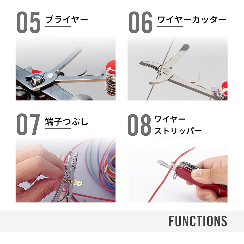 Victorinox Deluxe Tinker Swiss Army Knife 17 Functions with Pliers and Screwdriver Compact Multi-Tool
