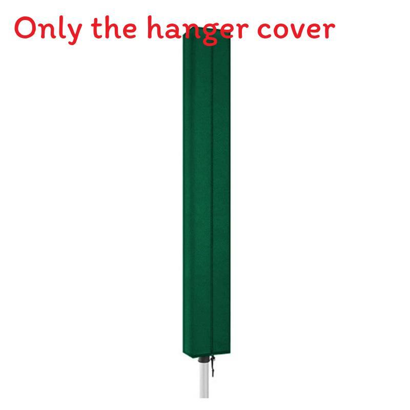 Husă impermeabilă din poliester pentru uscător de rufe de grădină, pentru utilizare în aer liber pe terasă 180x16x16cm verde