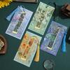 4Pcs Vintage Oil Painting Themed Bookmarks with Tassels Hollow Metal Bookmarks Book Page Marker for Teacher Reader