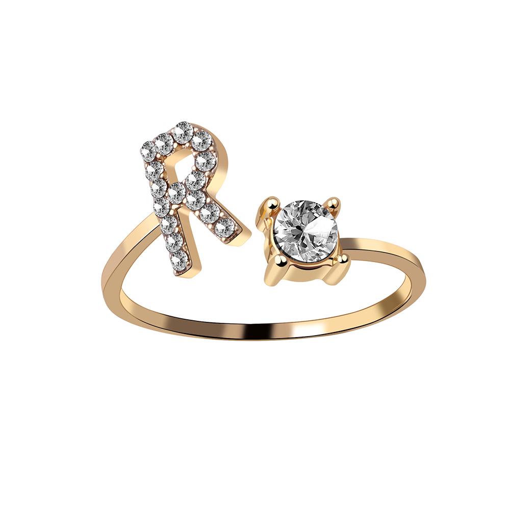 Korean-Style Adjustable Ladies' Diamond Ring